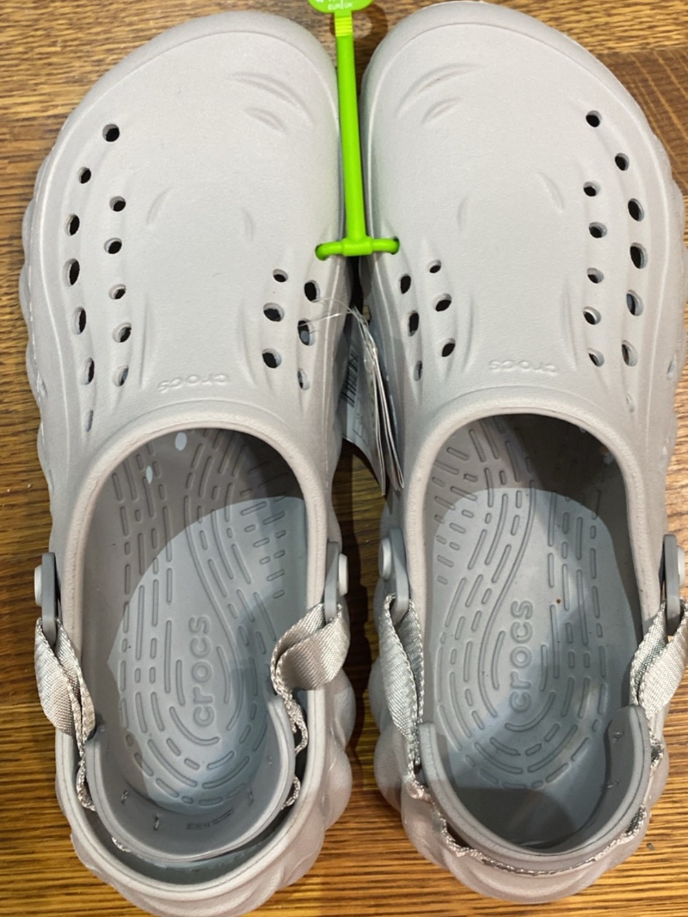 CROCS Men's Classic Clogs in Light Gray